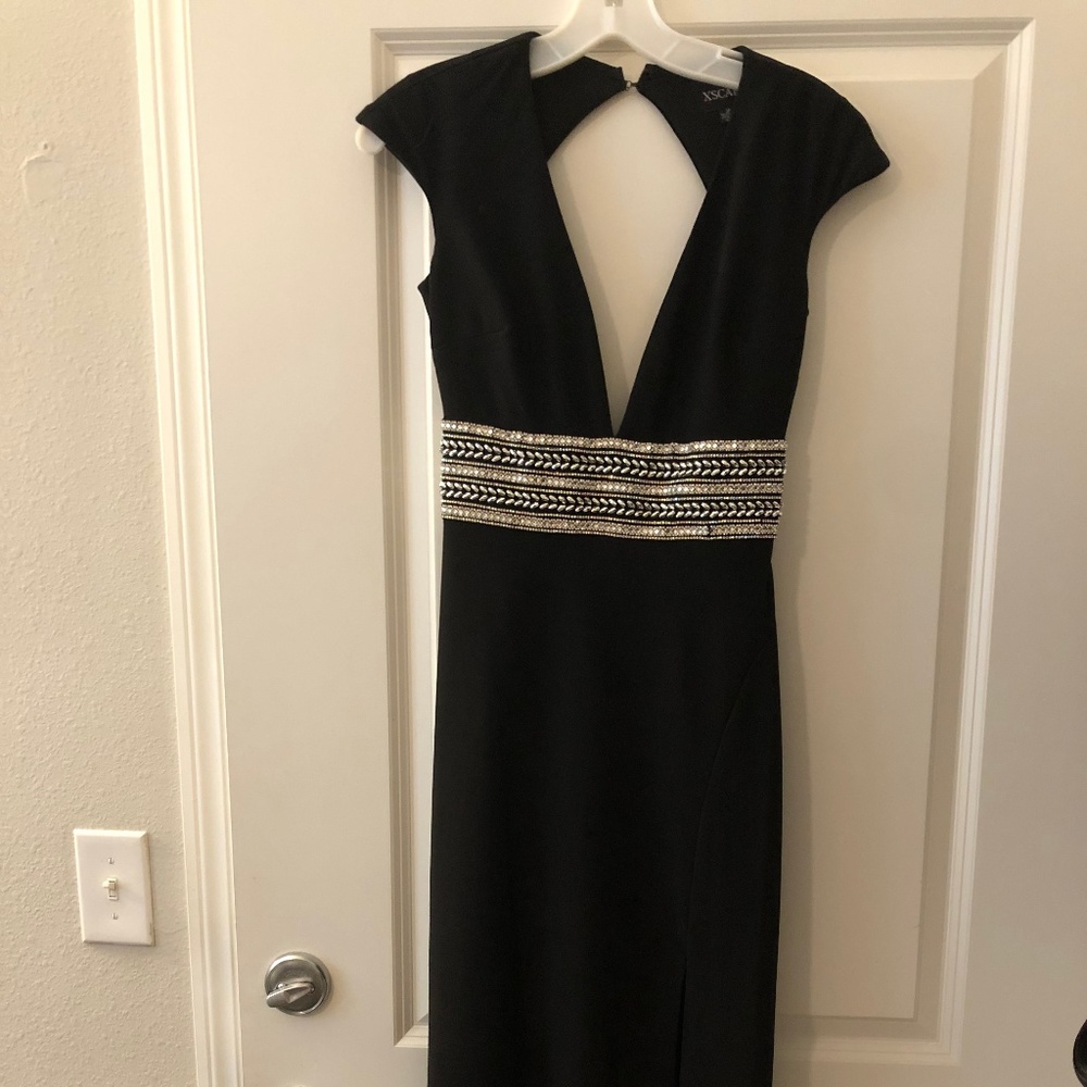 Black Formal Evening Gown Sz 2
